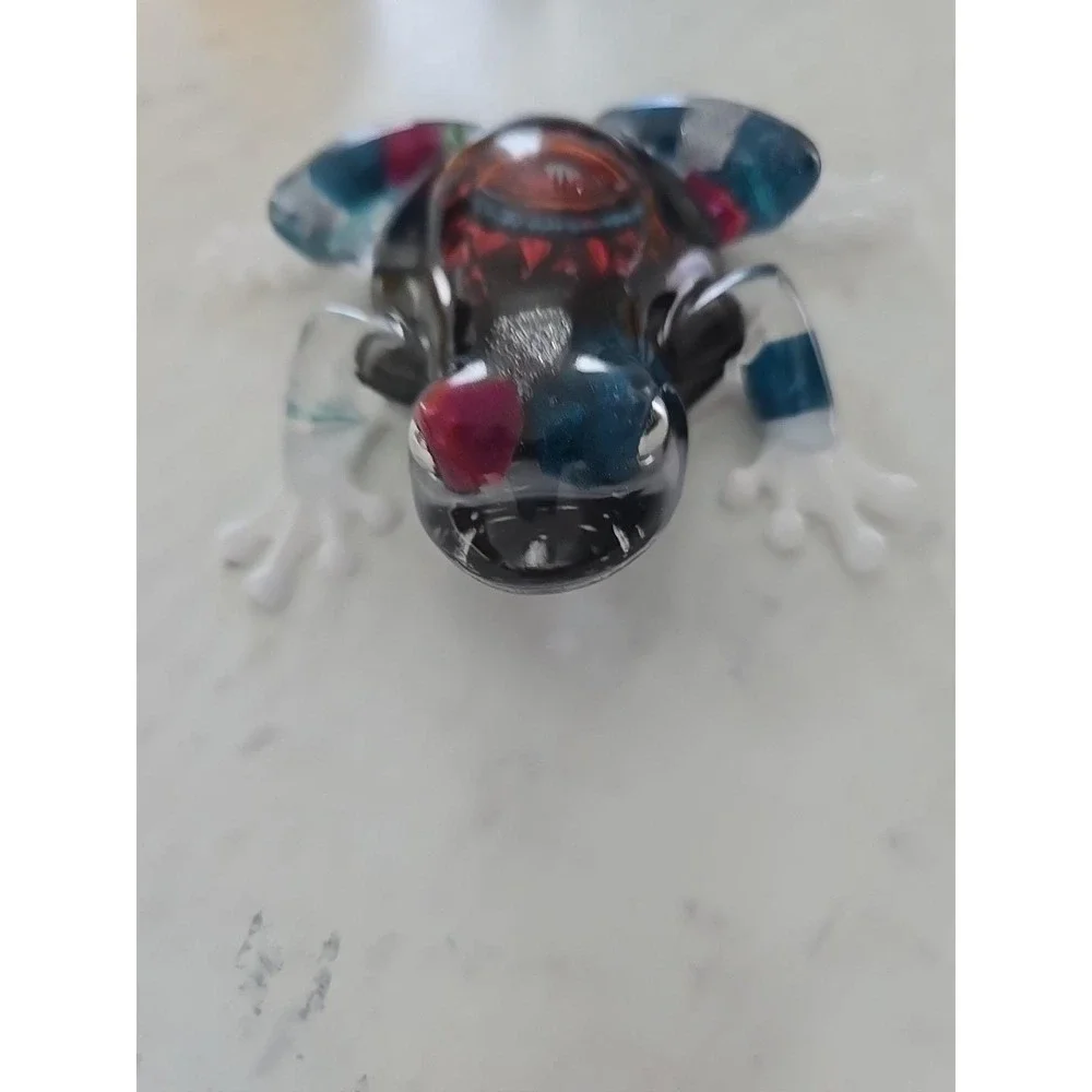 Handmade Resin Frog Home Decor Figure Gift Decoration Paperweight ‎ 719